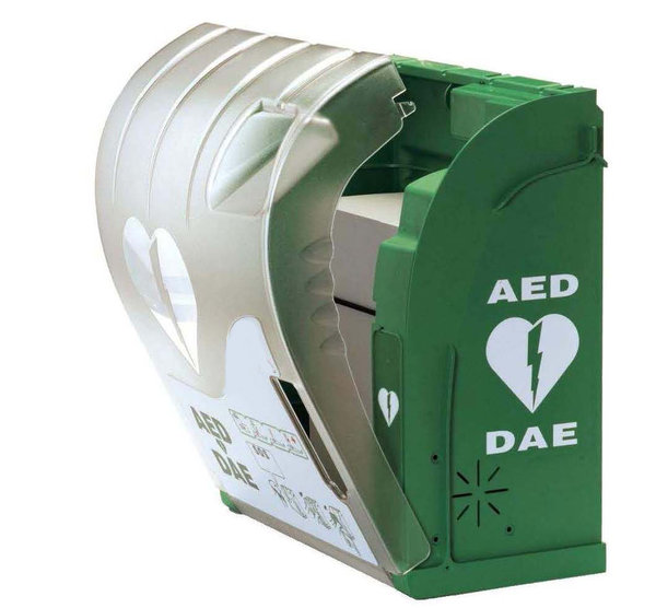 AED Defibrillator Wandkasten für den Außenbereich mit Alarmton